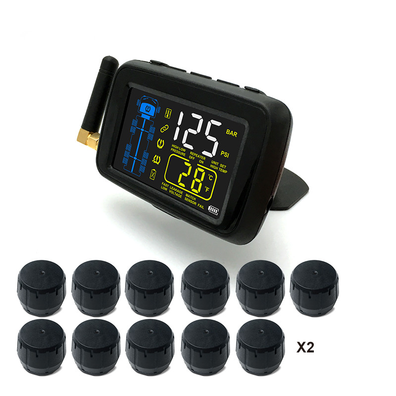 TP901 TPMS FOR HEAVY DUTY RVS AND TRUCKS FOR UP TO 22 WHEELS(图1)
